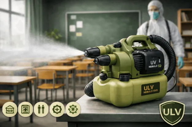 disinfezione con nebulizzazione ulv
