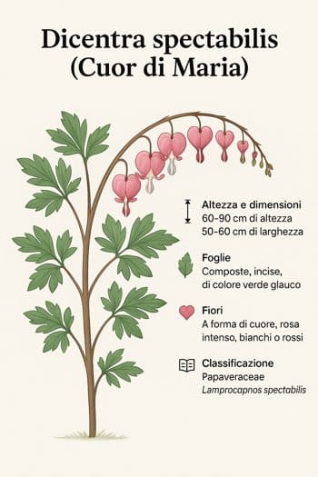infografica sul cuore di mamma pianta